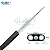 فلیٹ ڈراپ فائبر آپٹک کیبل